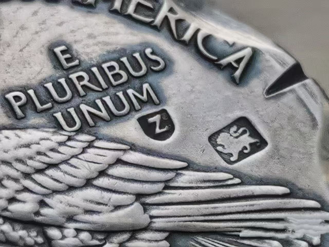 Statue of Liberty Indian Head Ten Dollar Necklace (Chain included)