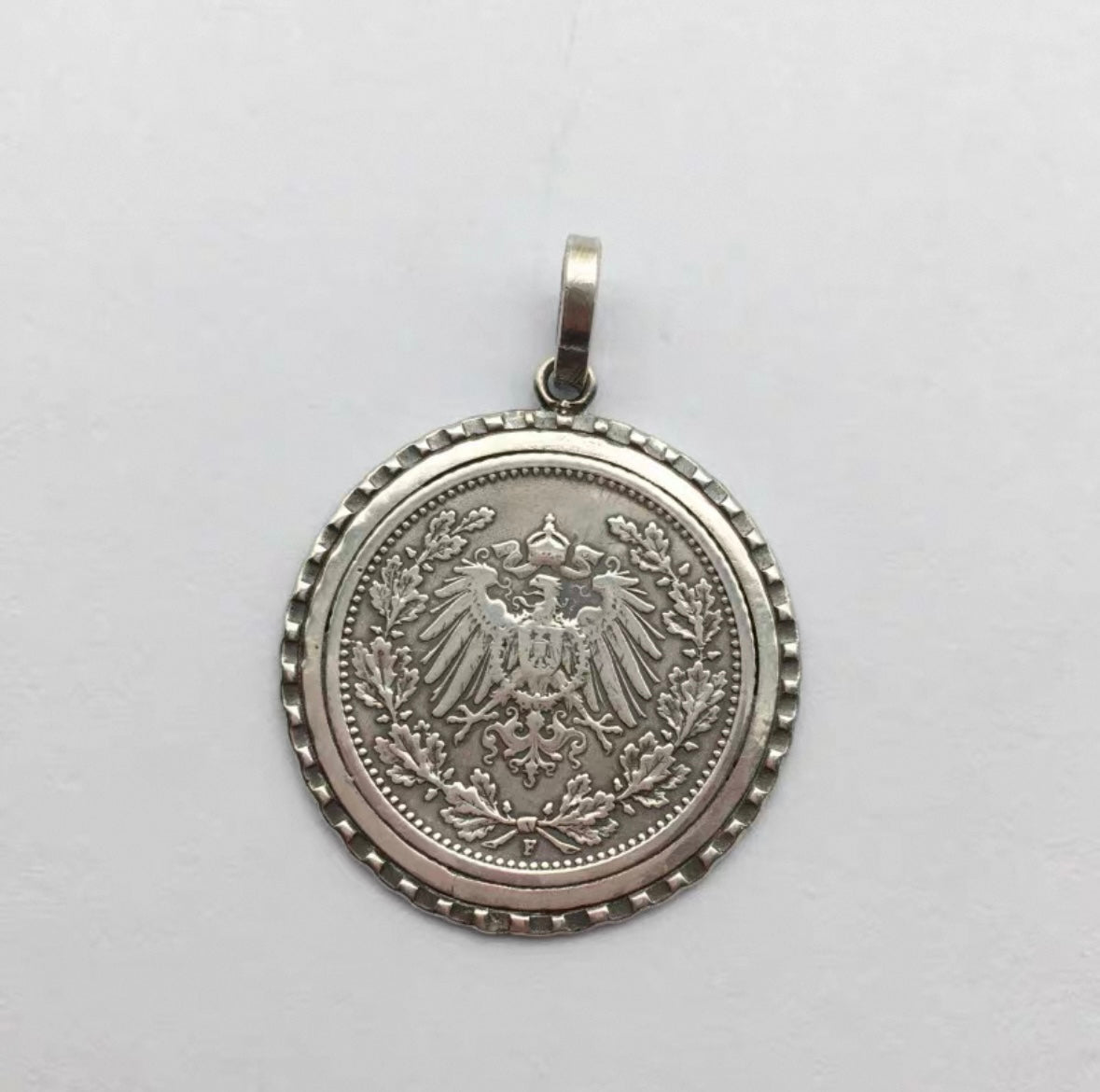 Mongolia Jewelry - German Mark Silver Coin Necklace