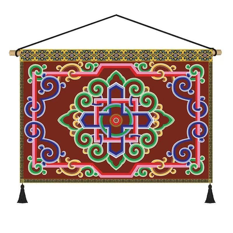 Mongolian- Portrait & Pattern Wall Art