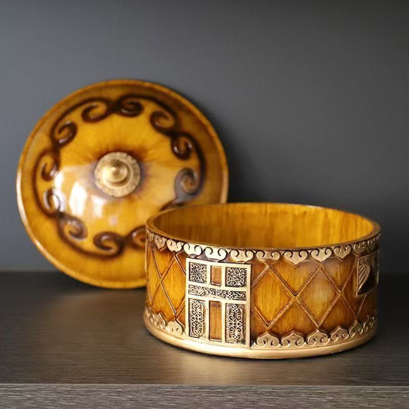 Mongolian Yurt Storage Box