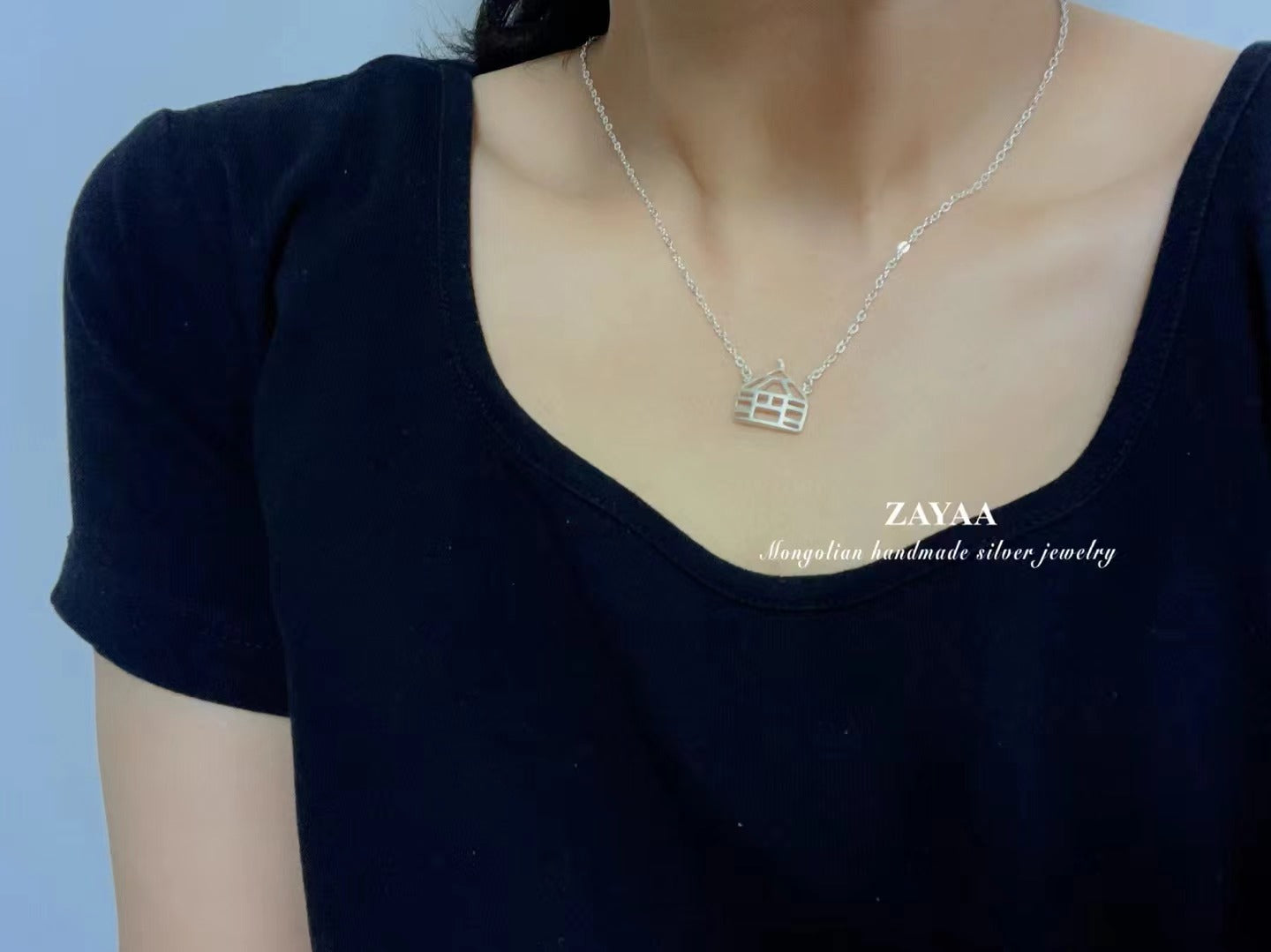 Mongolia Jewelry - Yurt(Zayaa Handmade Sterling Silver)