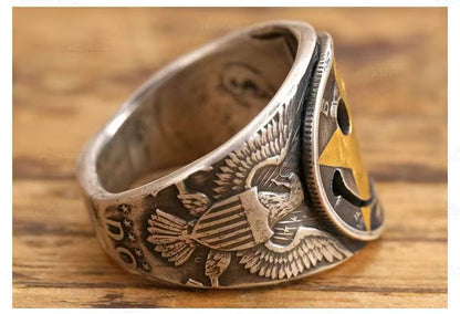 Mercury dime Ring – Adjustable Open Design | One Size Fits Most