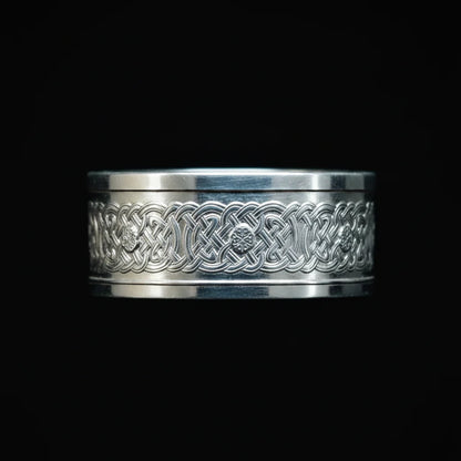Norse God Freya Silver Coin Ring