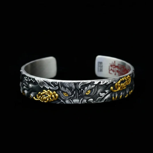 Lone Wolf Chrysanthemum Bracelet