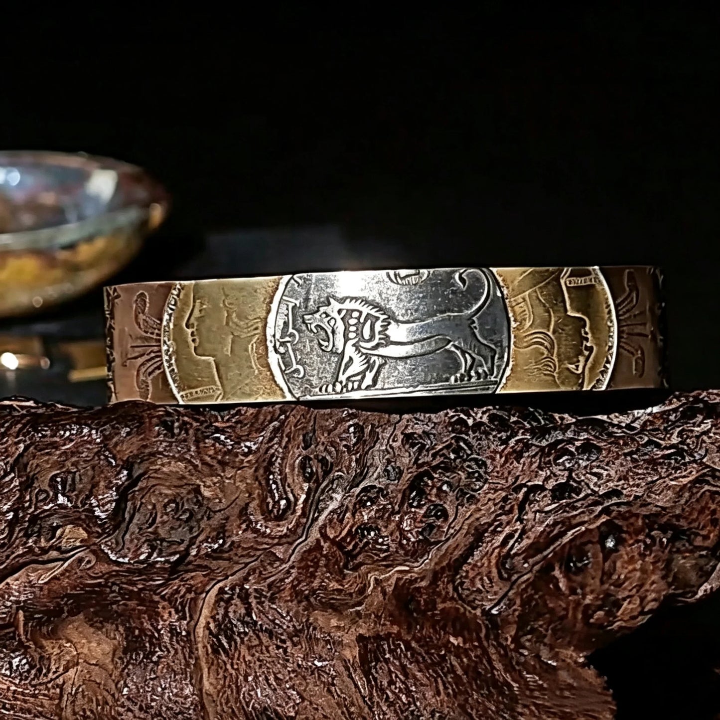 Multi‑Vintage Coin Cuff Bracelet