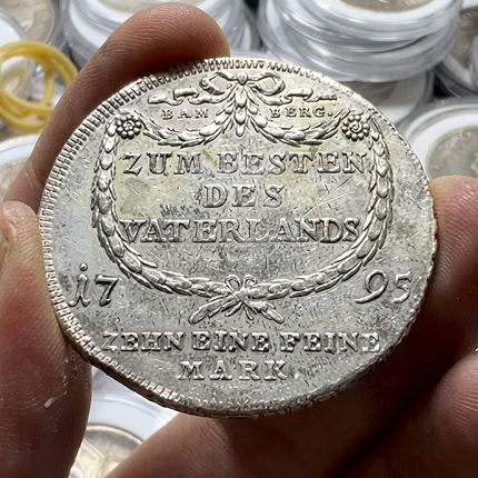 German Coin BAMBERG Franz Ludwig-Thaler