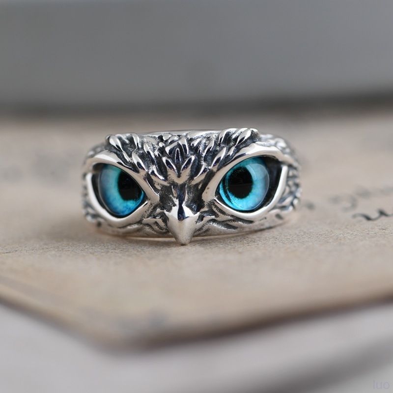 Mongolia Jewelry -   Owl Ring