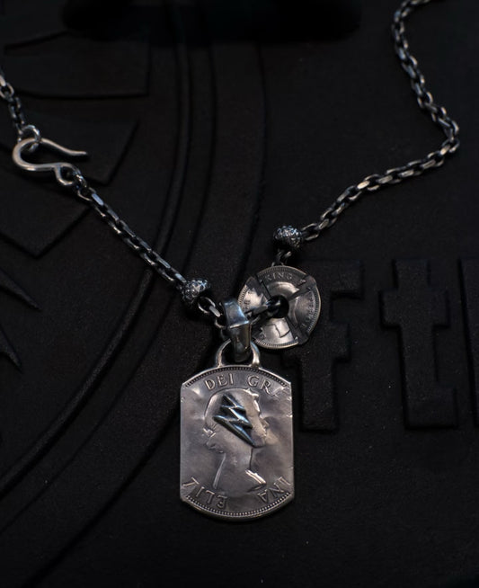 The Queen’s Silver Emblem Necklace (Chain included)