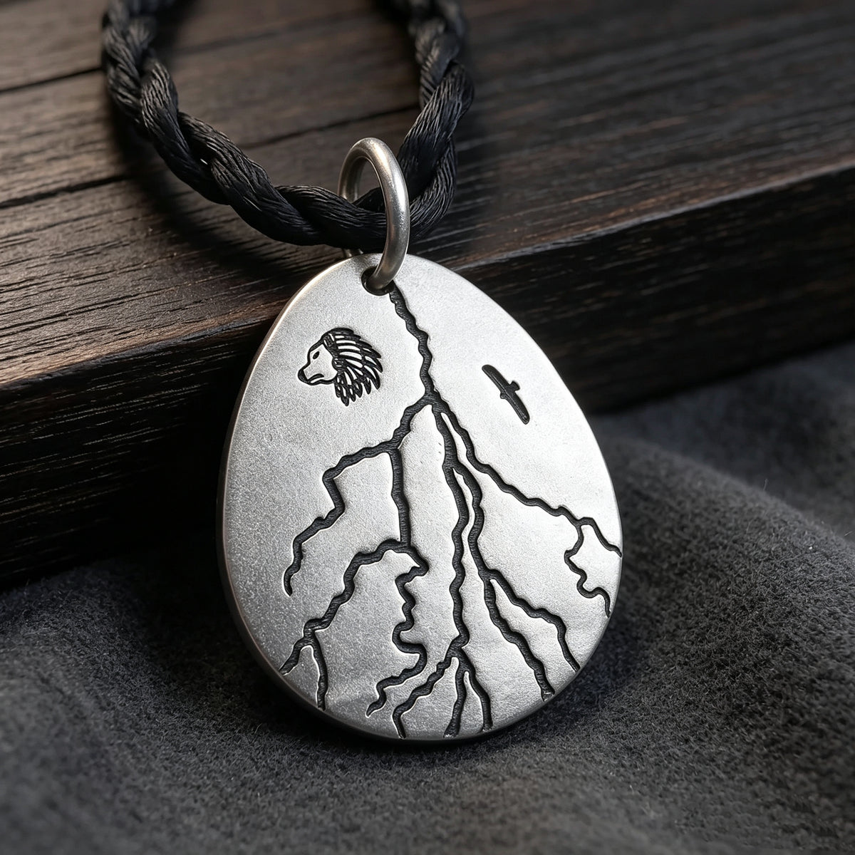 999 Sterling Silver American Eagle Pendant—Handcrafted with Necklace