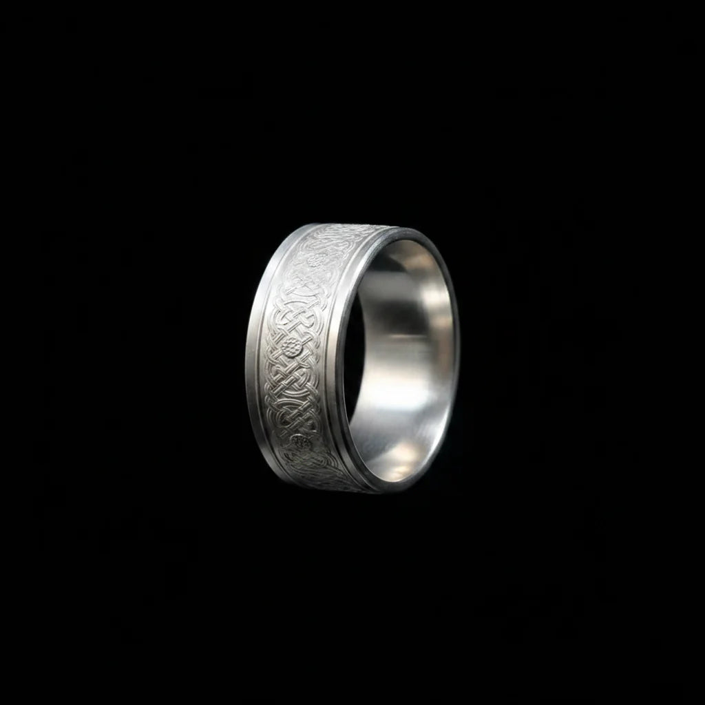 Norse God Freya Silver Coin Ring