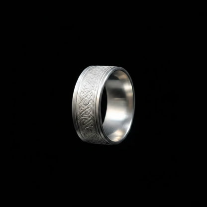 Norse God Freya Silver Coin Ring