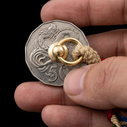 Australian Dragon & New Zealand Endeavour Coin Bell