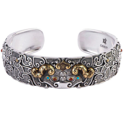 Mongolia Jewelry - Taotie Bangle