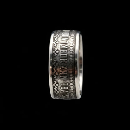 Samruk Coin Ring-Kazakhstan 100 Tenge Handcrafted Silver Ring