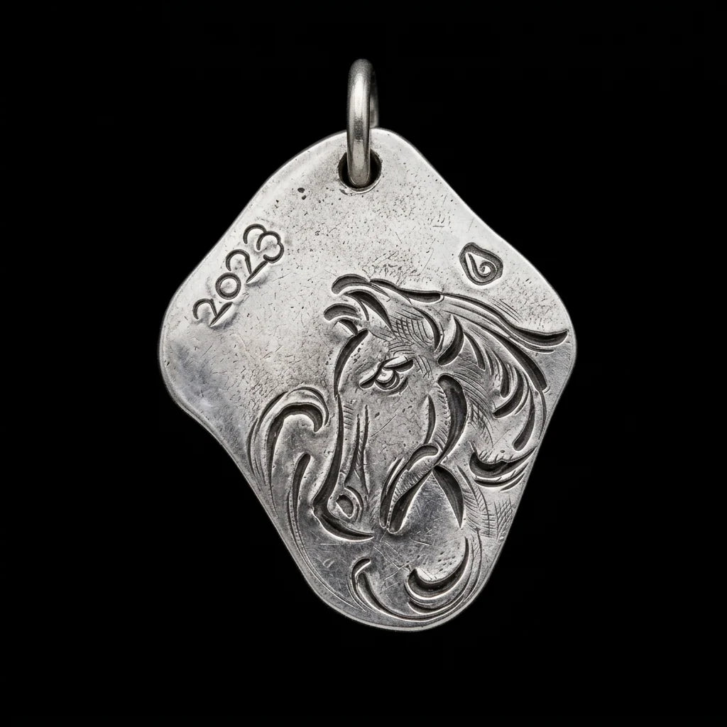 Mustang Spirit Pendant（999 Sterling Silver）