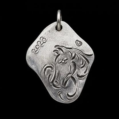 Mustang Spirit Pendant（999 Sterling Silver）