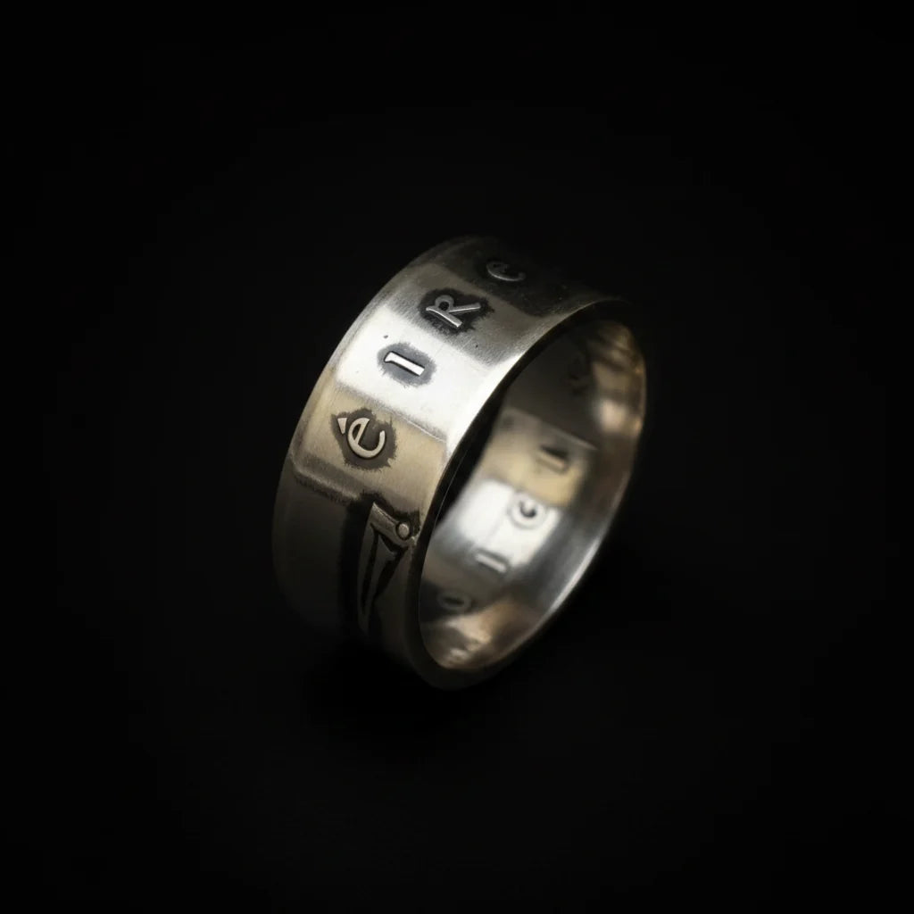 🇮🇪Irish 1966 Easter Rising Coin Ring | Celtic Harp Silver | Handcrafted Silversmith