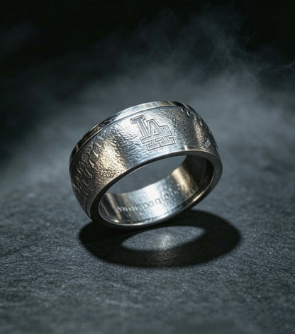 Handmade MLB Baseball Silver Coin Ring | 2024 New Zealand Mint 1oz .999 Fine Silver Round Ring