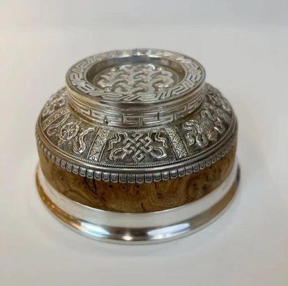 Mongolian Sterling Silver Bowl - Ulzii