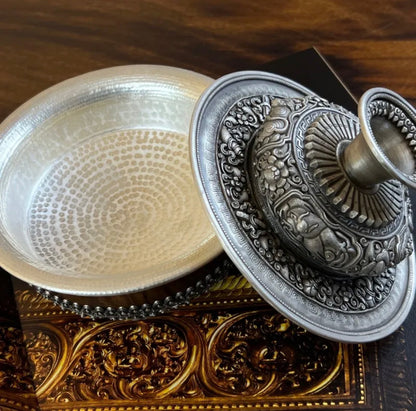 Mongolian Sterling Silver Bowl - Pisces