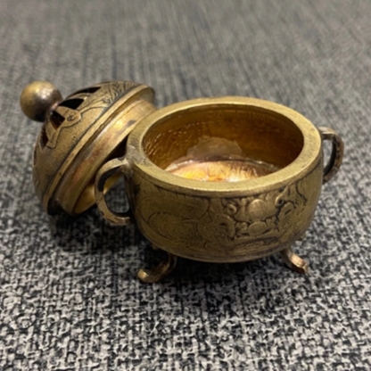 Mongolian Pendant – Imperial Dragon Incense Relic