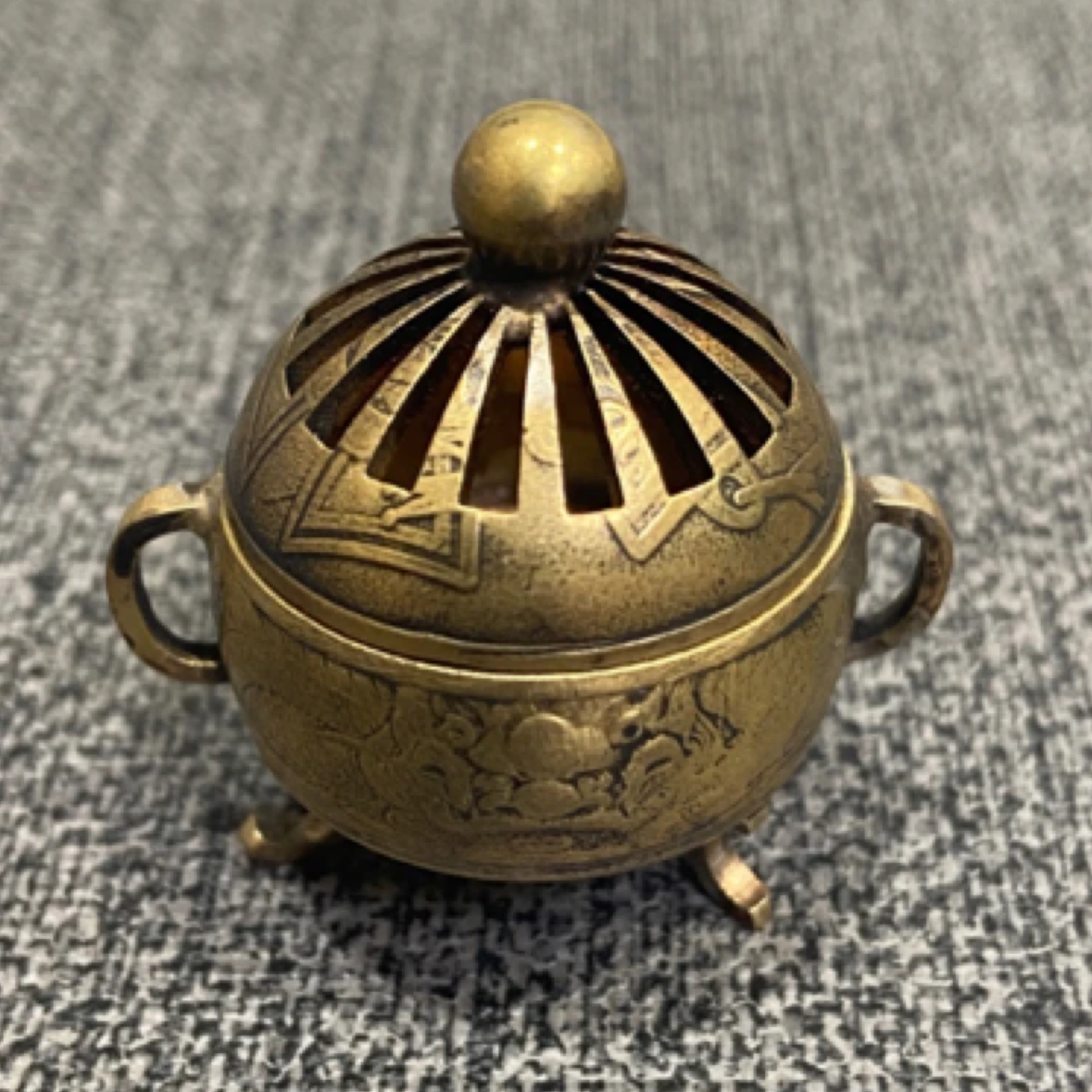 Mongolian Pendant – Imperial Dragon Incense Relic