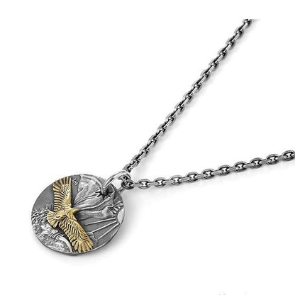 Mongolia Jewelry - Flying Eagle Necklace