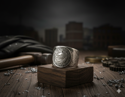 Soviet Union (USSR / CCCP) 20 Kopeks Silver Coin Ring – Adjustable Open Design | One Size Fits Most