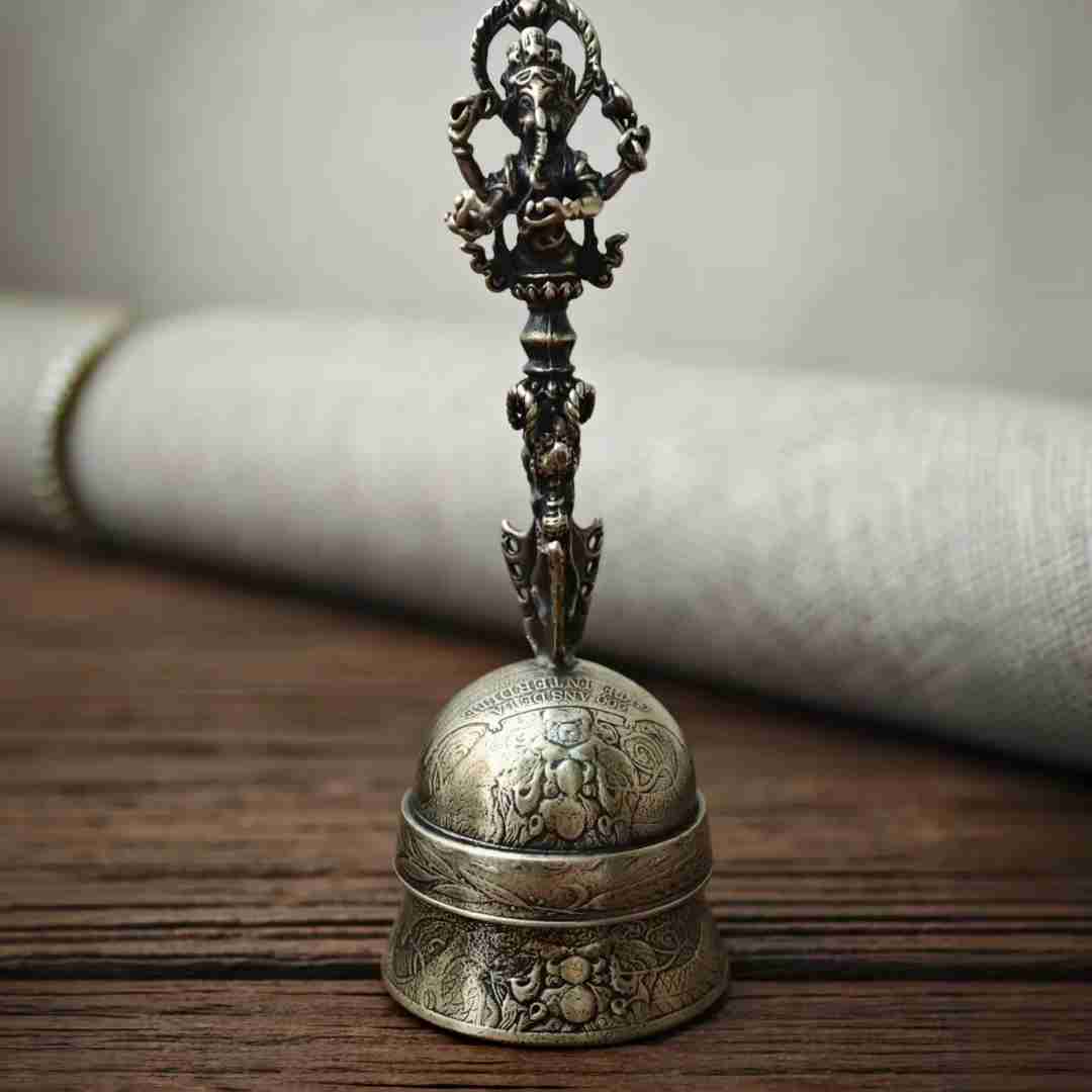 Mongolian Pendant – Vajra Dragon Bell