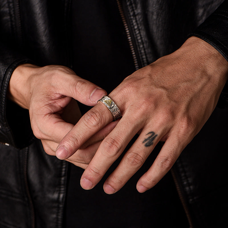 God's Eye Ring – Adjustable Open Design | One Size Fits Most