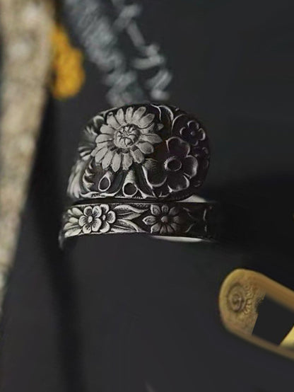 Mongolia Jewelry - Lotus Ring