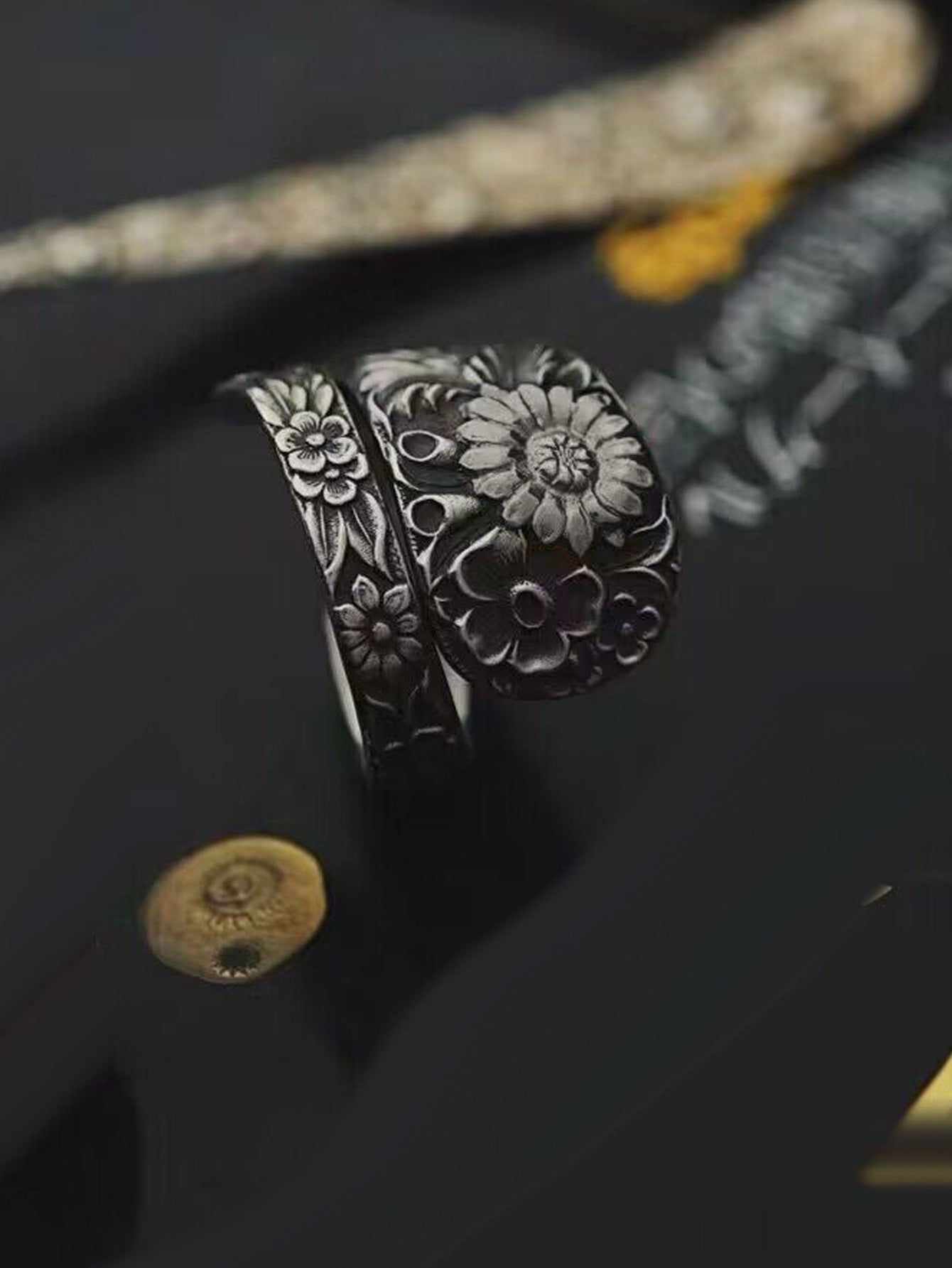 Mongolia Jewelry - Lotus Ring