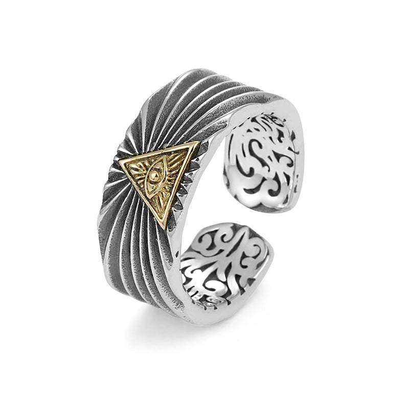God's Eye Ring – Adjustable Open Design | One Size Fits Most