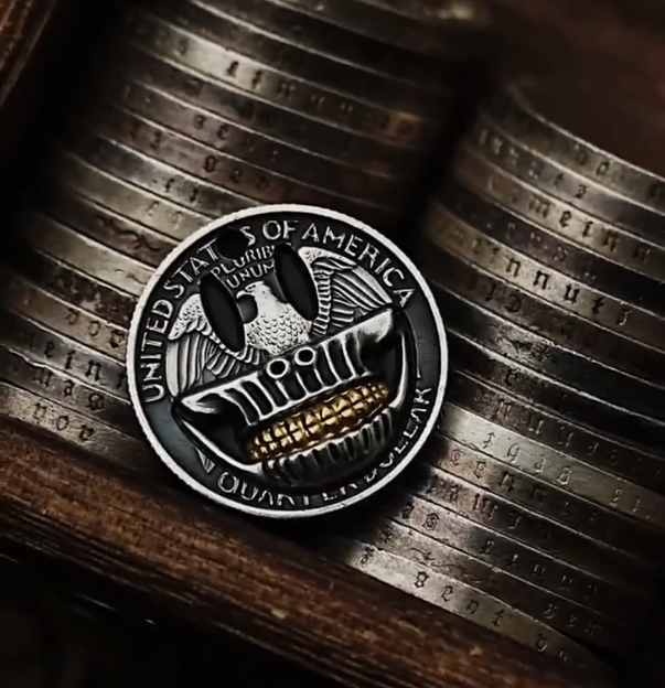 Morgan Silver Dollar Smiley Face Pendant