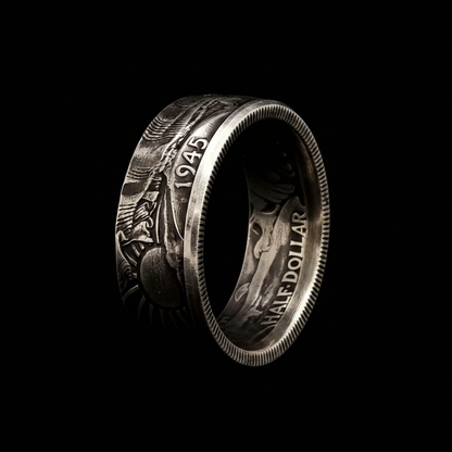 Walking Liberty Half Dollar Coin Ring
