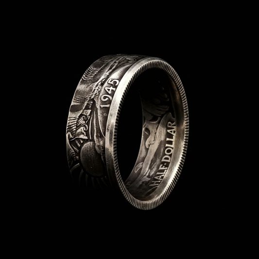 Walking Liberty Half Dollar Coin Ring
